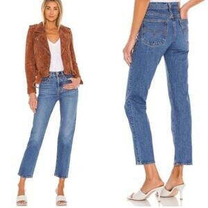 Levi’s Premium Wedge Straight Ankle in Medium Wash Size 27 x 26